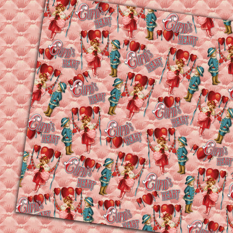 Country Craft Creations - Cupid's Heart - 12x12 - Cotton Bristol