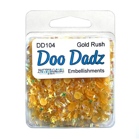 Buttons Galore & More - Shaker Embellishments - Doo Dadz - Gold Rush / DD104