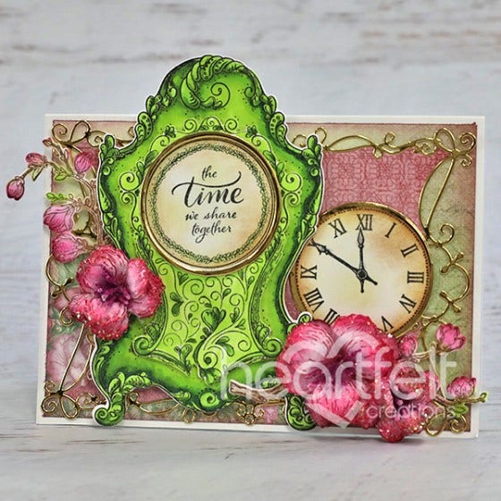 Heartfelt Creations - Moments In Time - Elegant Moments Timepiece - Cling Stamp Set/3971**