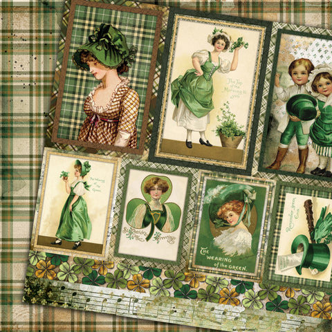 Country Craft Creations - Ireland Forever Companion Pack- 12x12 Cotton Bristol 10 Sheets.