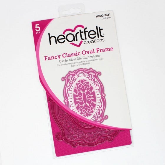Heartfelt Creations - Classic Frame Dies - Fancy Classic Oval Frame/7381**