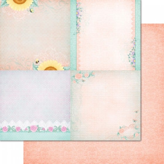 Heartfelt Creations - Floral Banners - 12x12 Paper Collection / 2133*