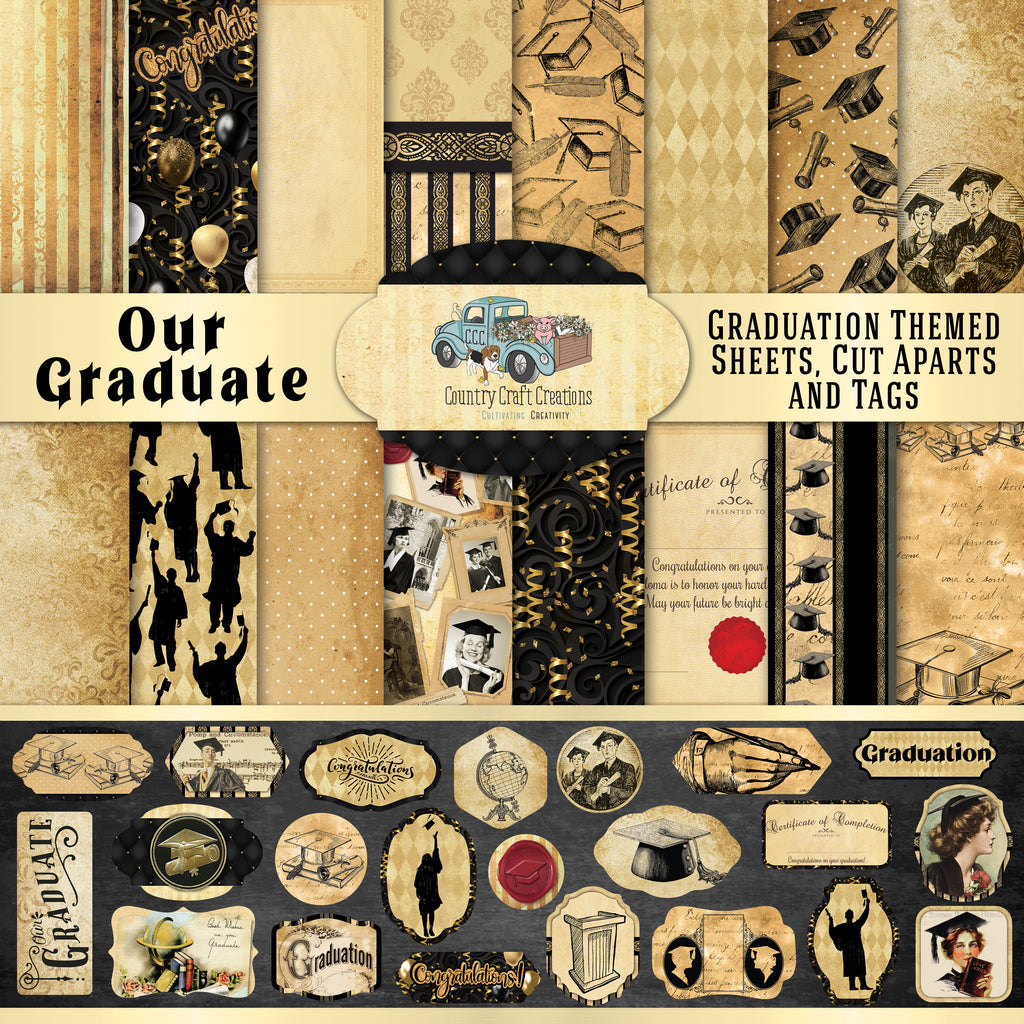 Country Craft Creations - Our Graduate - 12x12 27 sheets