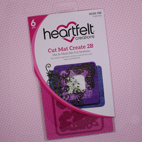 Heartfelt Creations - Die Set - Cut Mat Create 2B/752*