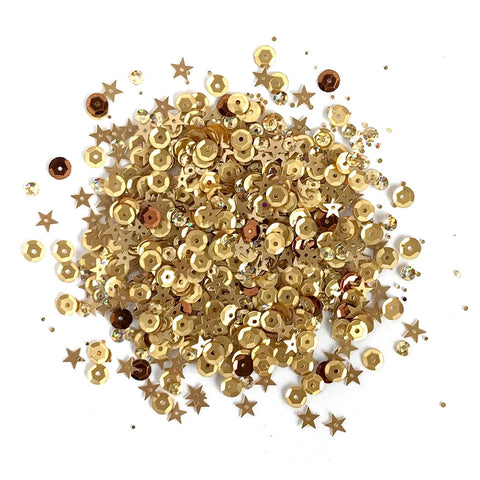 Buttons Galore & More - Shaker Embellishments - Sequins in Tins - Not So Heavy Metal / LL312