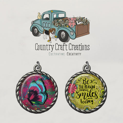 Country Craft Creations - Life Is Beautiful- Charms