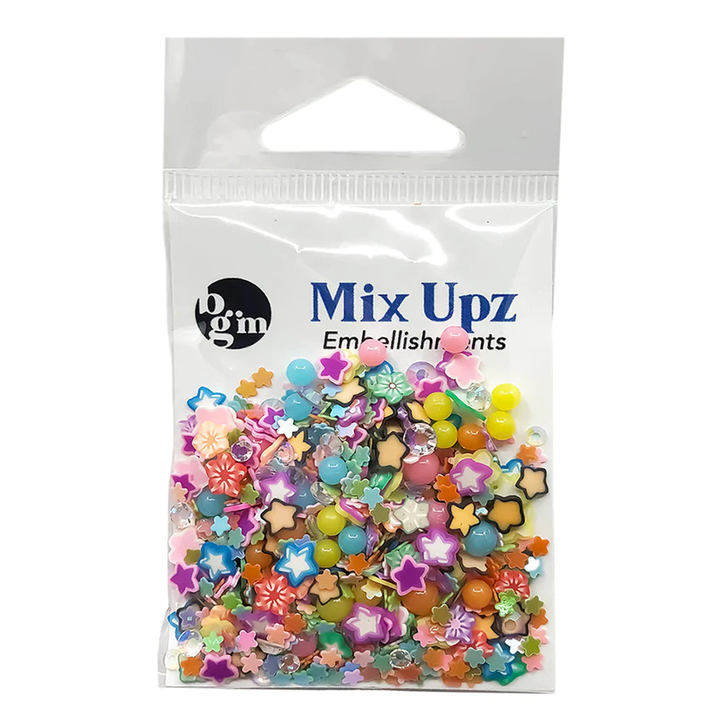 Buttons Galore & More - Shaker Embellishments - Mix Upz - Star Gazer / MXZ100