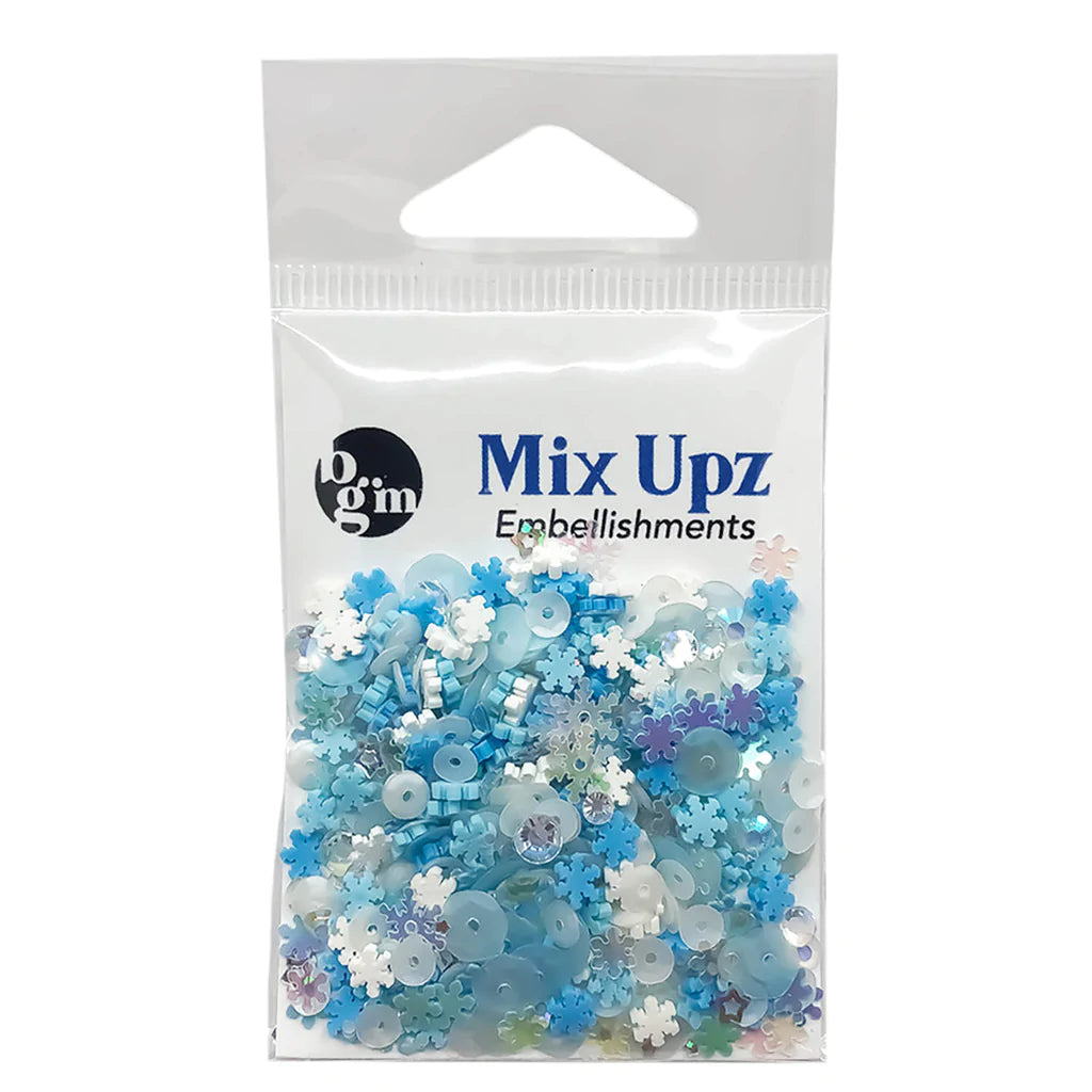 Buttons Galore & More - Shaker Embellishments - Mix Upz - Frozen / MXZ114