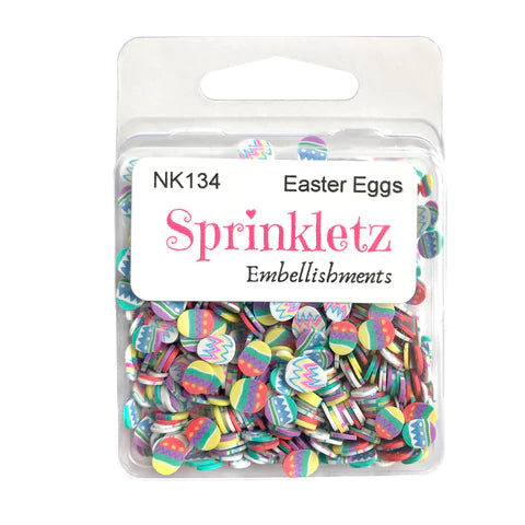 Buttons Galore & More - Shaker Embellishments - Sprinkletz - Easter Eggs/NK134