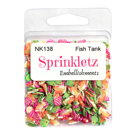 Buttons Galore & More - Shaker Embellishments - Sprinkletz - Fish Tank/NK138