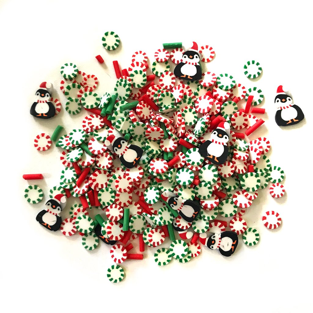 Buttons Galore & More - Shaker Embellishments - Sprinkletz - Happy Feet/NK154
