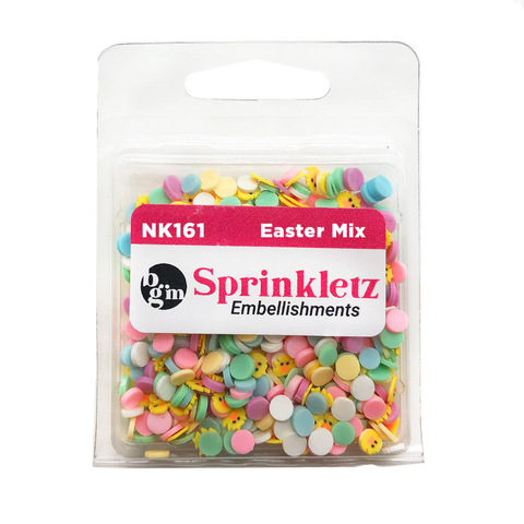 Buttons Galore & More - Shaker Embellishments - Sprinkletz - Easter Mix/NK161
