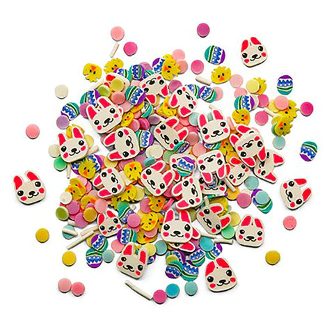 Buttons Galore & More - Shaker Embellishments - Sprinkletz - Bunny Hop/NK172