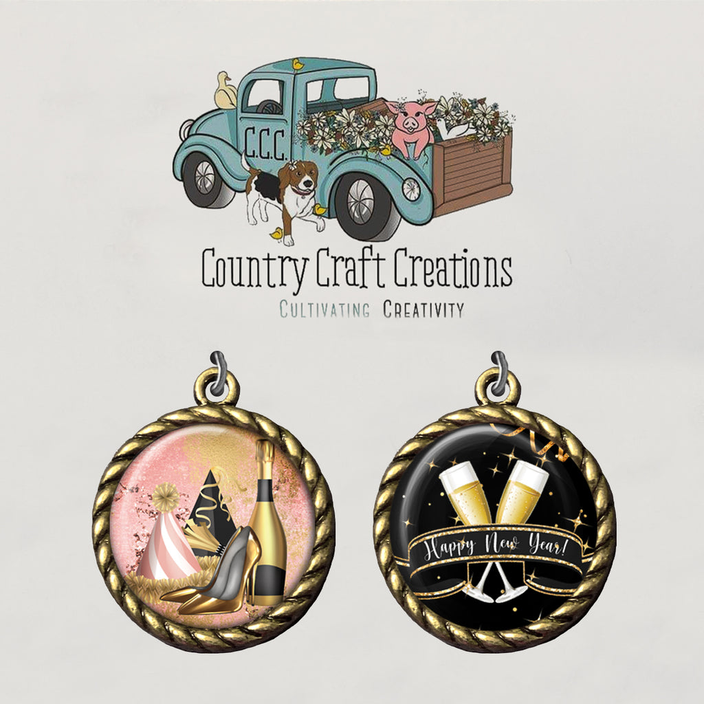 Country Craft Creations - Midnight Kiss - Charms
