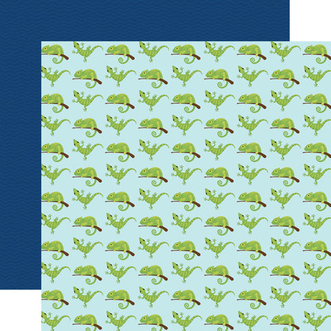 Echo Park - Pets - 12x12 Single Sheet / Lounging Lizard