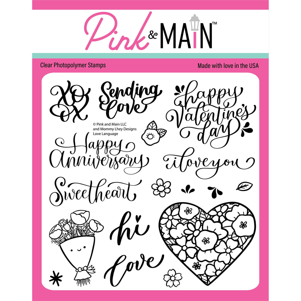 Pink & Main - Stamp Set - 6x6 Love Language