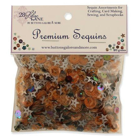 Buttons Galore & More - Shaker Embellishments - Sequin in Cello Bags - Witches Brew / PS516