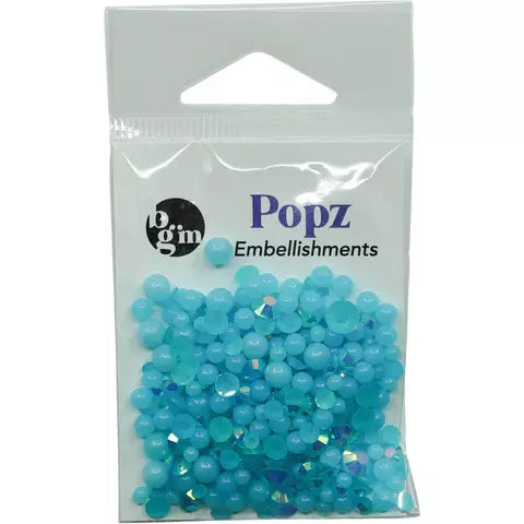 Buttons Galore & More - Shaker Embellishments - Popz - Tidal Wave / POP106
