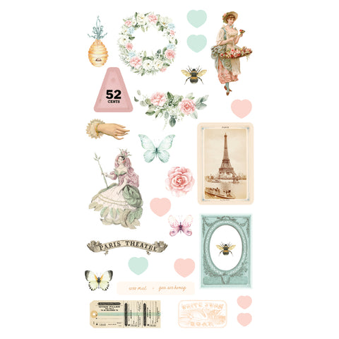 Prima - Miel Collection - Puffy Stickers ***40% OFF SALE***