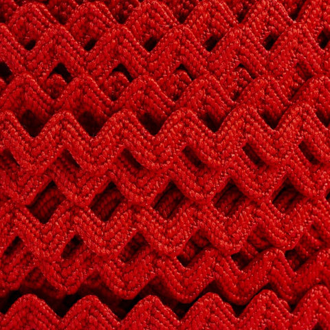 Ribbon - Riley Blake Small Vintage Trim 1/4" - Red / sold by the yard