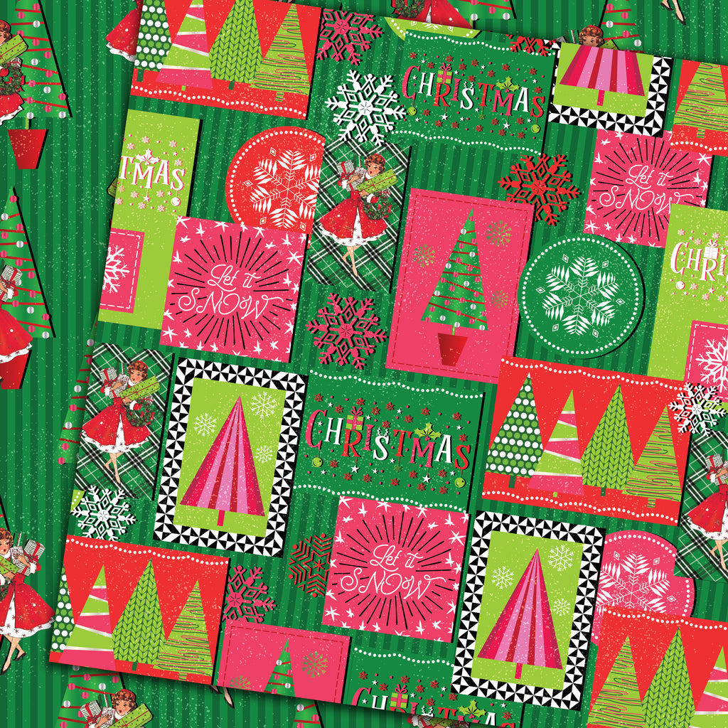 Country Craft Creations - Christmas Cheer - 8x8 - 28 sheets - Cotton Bristol