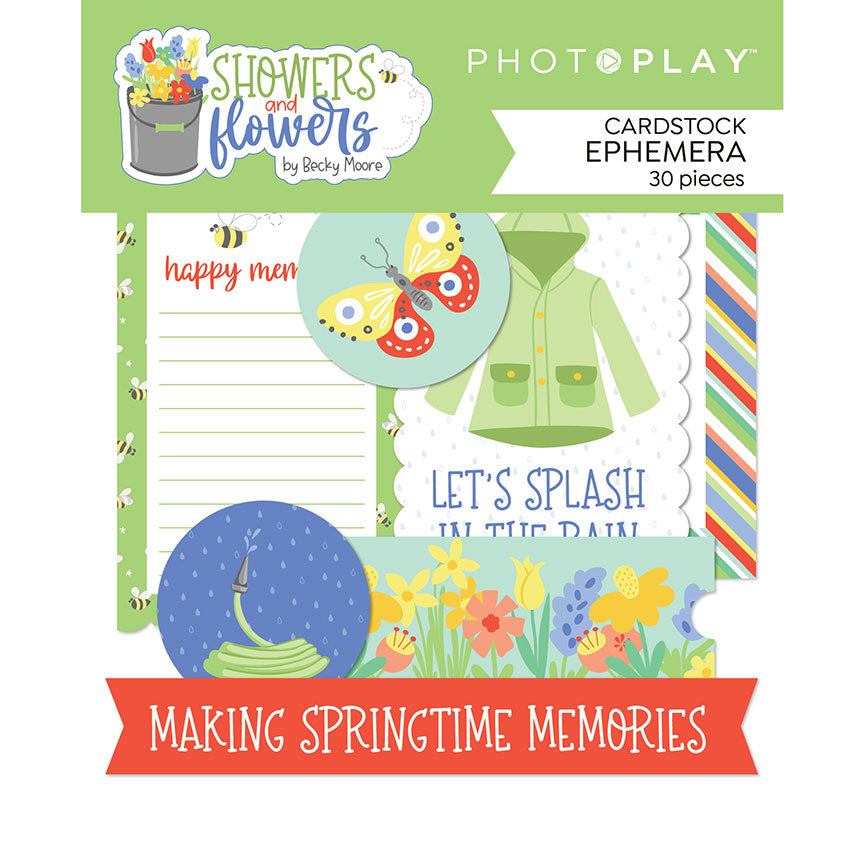 Photo Play - Showers and Flowers - Ephemera