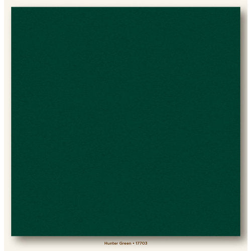 My Colors Cardstock - 100lb Heavyweight 12x12 Single Sheet - Hunter Green