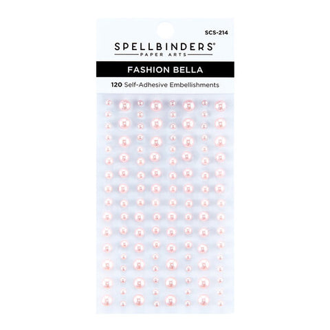 Spellbinders - Embellishments - Pearl Dots - Self Adhesive / Fashion Bella