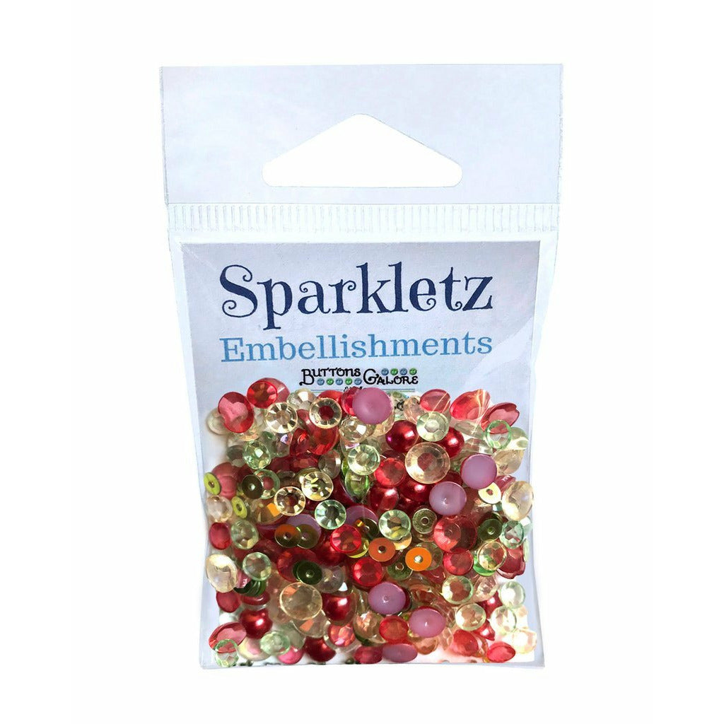 Buttons Galore & More - Shaker Embellishments - Sparkletz - Home Spun Holidays / SPK126