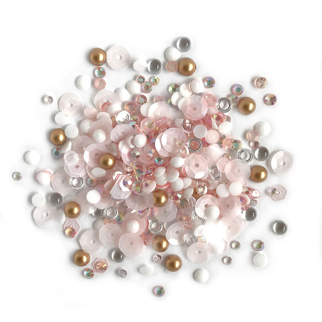 Buttons Galore & More - Shaker Embellishments - Sparkletz - Coral Coast / SPK100