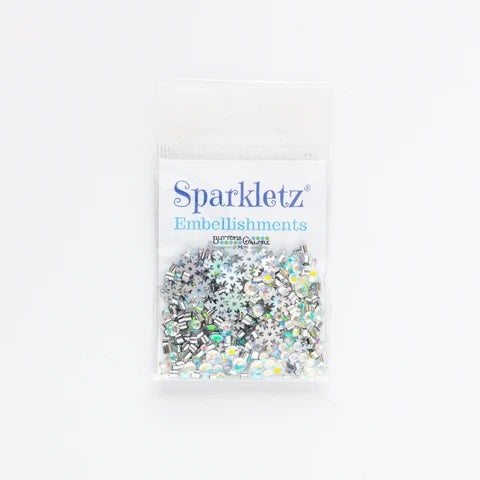 Buttons Galore & More - Shaker Embellishments - Sparkletz - Iceberg / SPK159