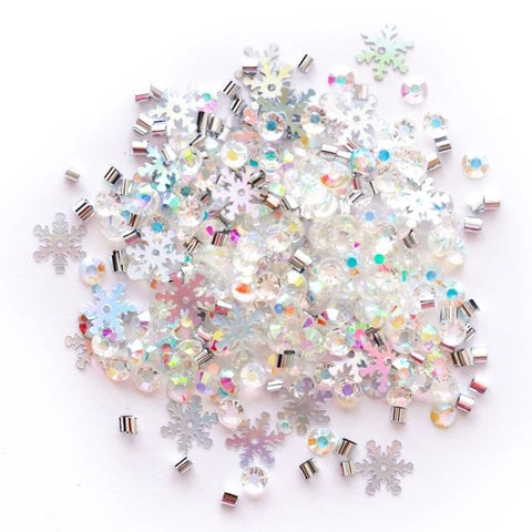 Buttons Galore & More - Shaker Embellishments - Sparkletz - Iceberg / SPK159