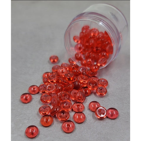 Acrylic Droplets - Ruby Red