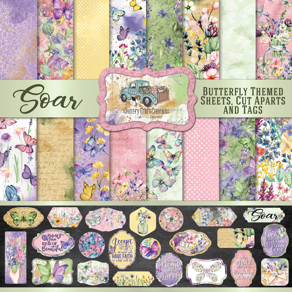 Country Craft Creations - Soar- 12x12 27 Sheets
