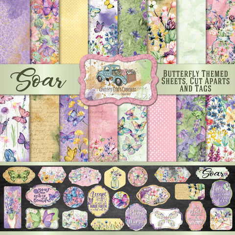 Country Craft Creations - Soar- 8x8 28 Sheets