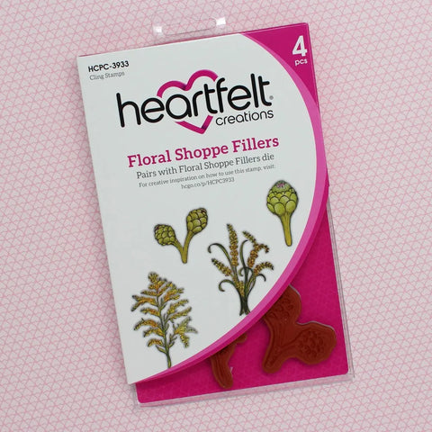 Heartfelt Creations - Floral Shoppe - Filler- Cling Stamp/3933*