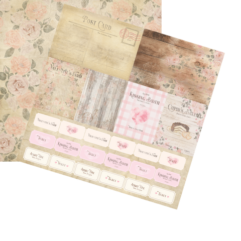 Country Craft Creations - Love Letters - 8x8 - Cotton Bristol