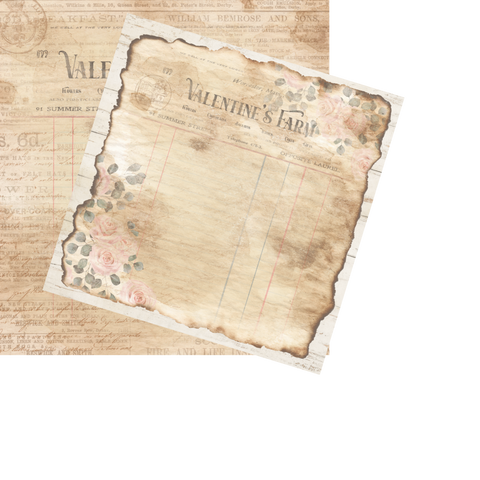 Country Craft Creations - Love Letters - 8x8 - Cotton Bristol