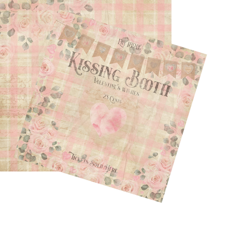 Country Craft Creations - Love Letters - 28 12x12 sheets  - Cotton Bristol