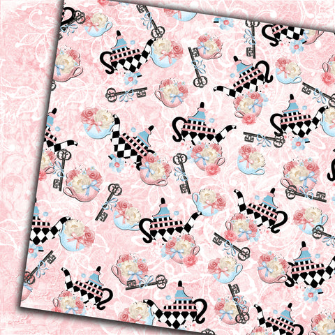 Country Craft Creations - Tea in Wonderland  12x12 - 28 sheets / collection