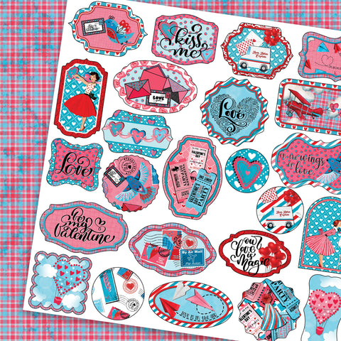 Country Craft Creations - Love is in the Air - 8x8 - Cotton Bristol