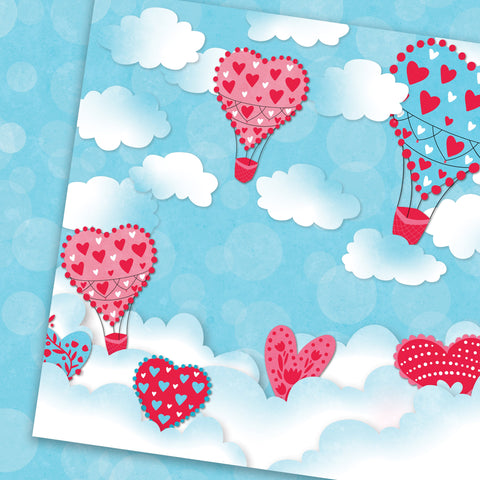 Country Craft Creations - Love is in the Air - 8x8 - Cotton Bristol