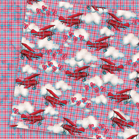 Country Craft Creations - Love is in the Air - 8x8 - Cotton Bristol