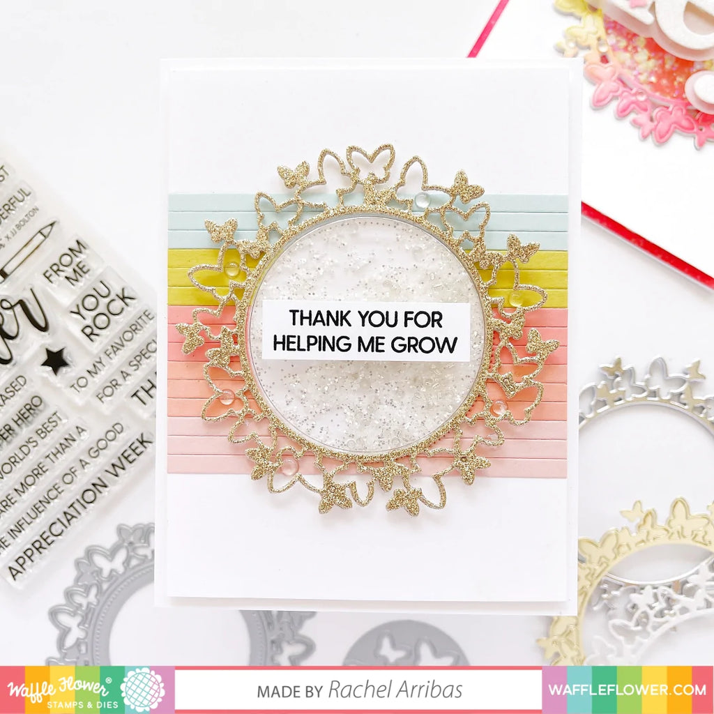 Waffle Flower Shaker Cover Slim Circles Country Craft Creations