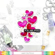 Waffle Flower - Die - Outlined Hearts