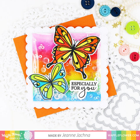 Waffle Flower - Shaker Cover - 3.5 x 3.5 Flat Square - 5PK