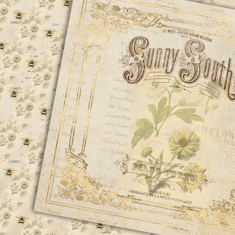 Country Craft Creations - Always Happy - 8x8 - Cotton Bristol