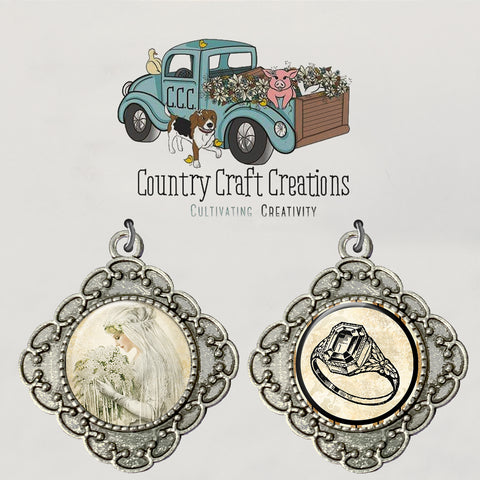 Country Craft Creations - Here Comes the Bride - Charms