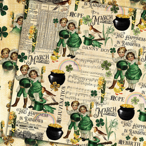 Country Craft Creations - Remember the Time Calendar Collection - 12x12 - Cotton Bristol