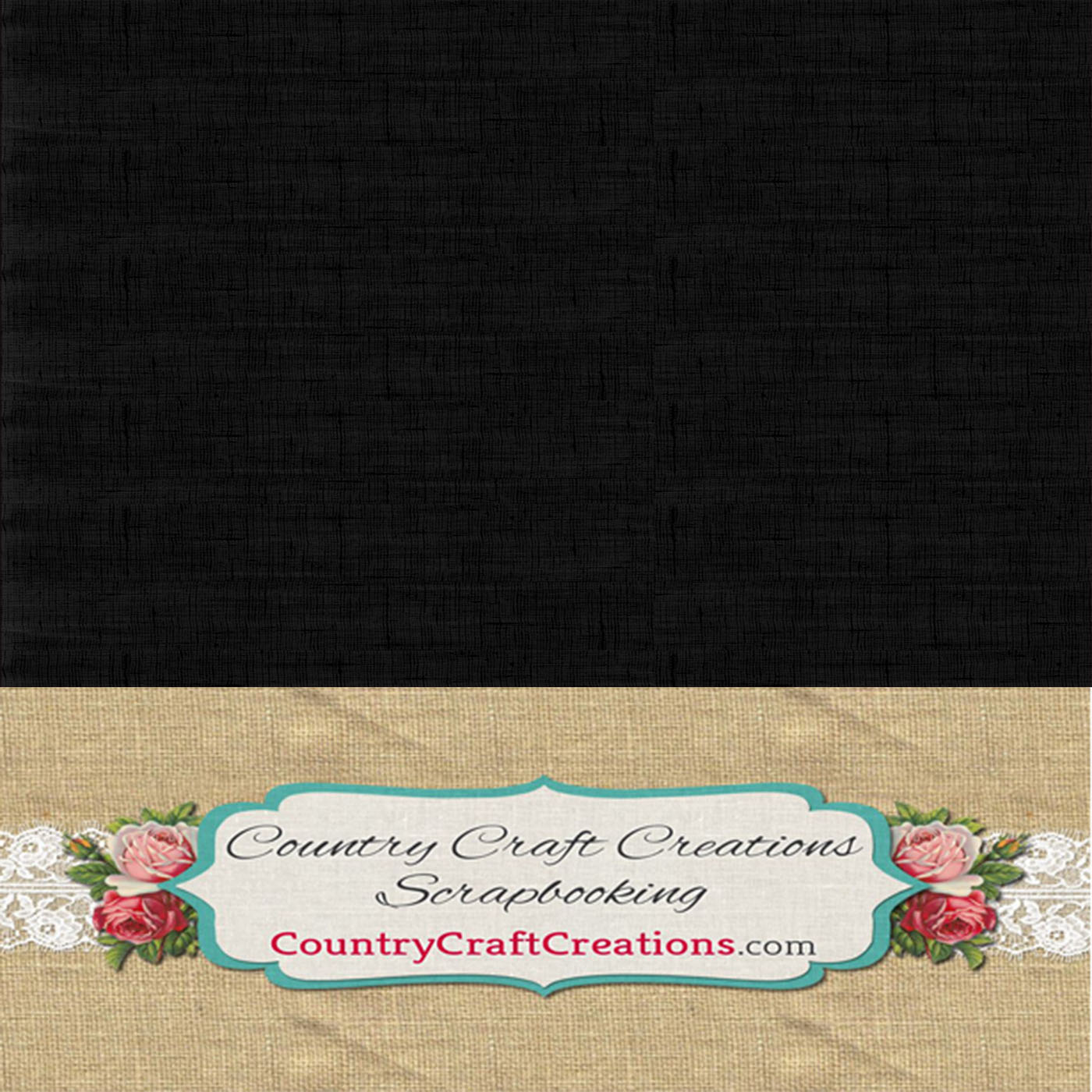 Artisan Cardstock - Linen - Black – Country Craft Creations